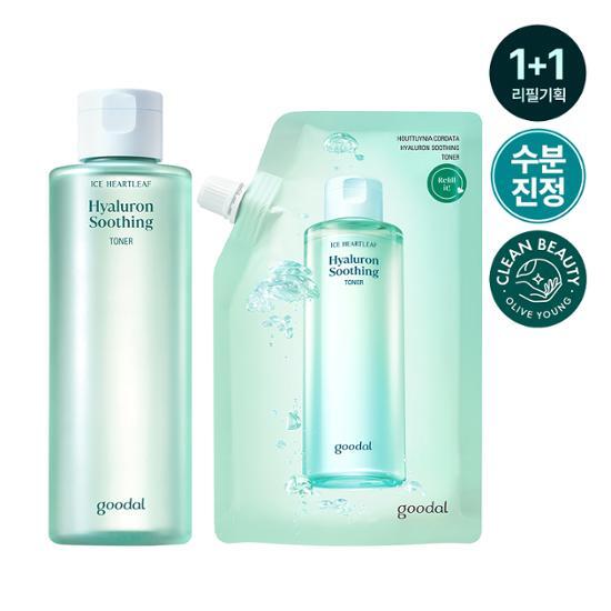[24SS/New] ドクダミ ヒアルロン スージング トナー 350ml 詰め替え企画 (+350ml 詰め替え)