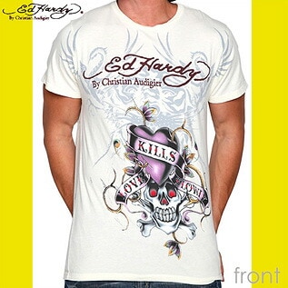 Mens Ed Hardy Multiprint Specialty Tee エドハーディー メンズ　スペシャルティー　マルチプリント ラブキル　スローリー