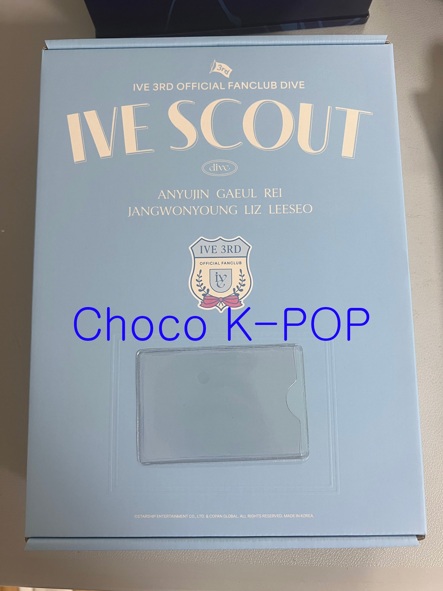 IVE DIVE 3期 fanclub kit