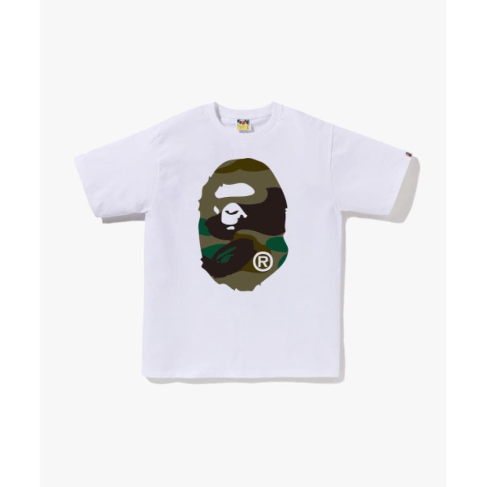 BAPE Giant First Camo Big Ape Head T-Shirt M WHITEGREEN 13,579円