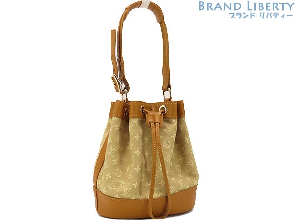 激レア未使用ルイヴィトンモノグラムミニノエリーハンドバッグワンショルダーバッグ巾着ベージュM92689