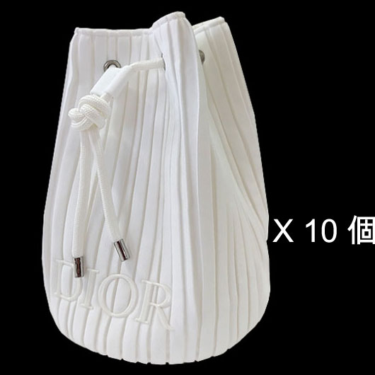 ディ_オール2025 ポケットポーチ 10個 / Frill White 10 pcs