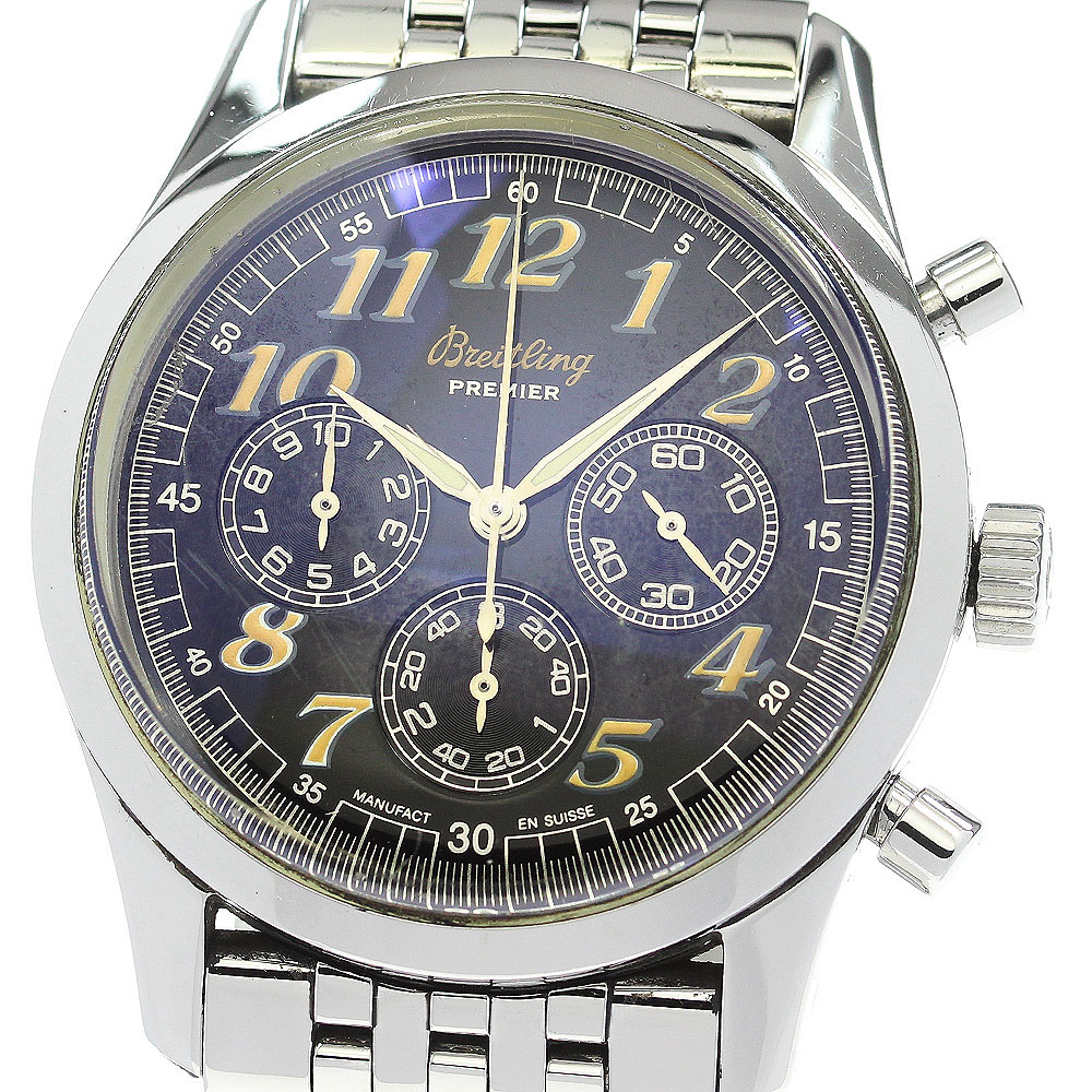ブライトリング BREITLING A40035 ナビタイマー プレミエ クロノグラフ 自動巻き メンズ _823024【中古】