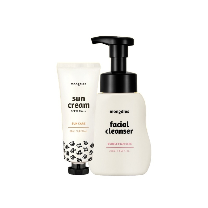 [2+2]ベビーデイリーサンケアセット（サンクリーム2+フェイシャルクレンザー2）