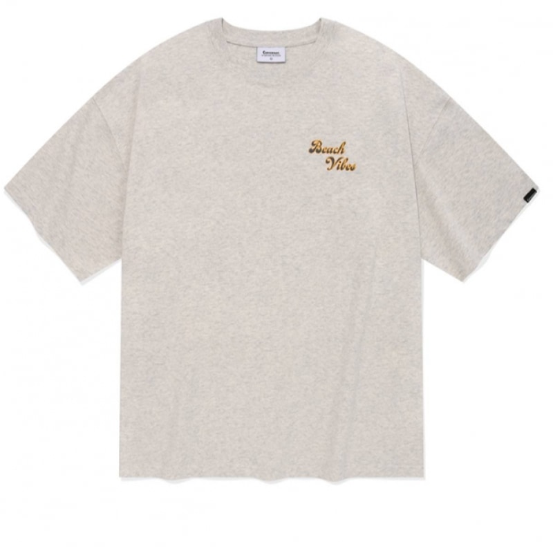 COVERNAT 플렌티 스트릿 티셔츠 오트밀