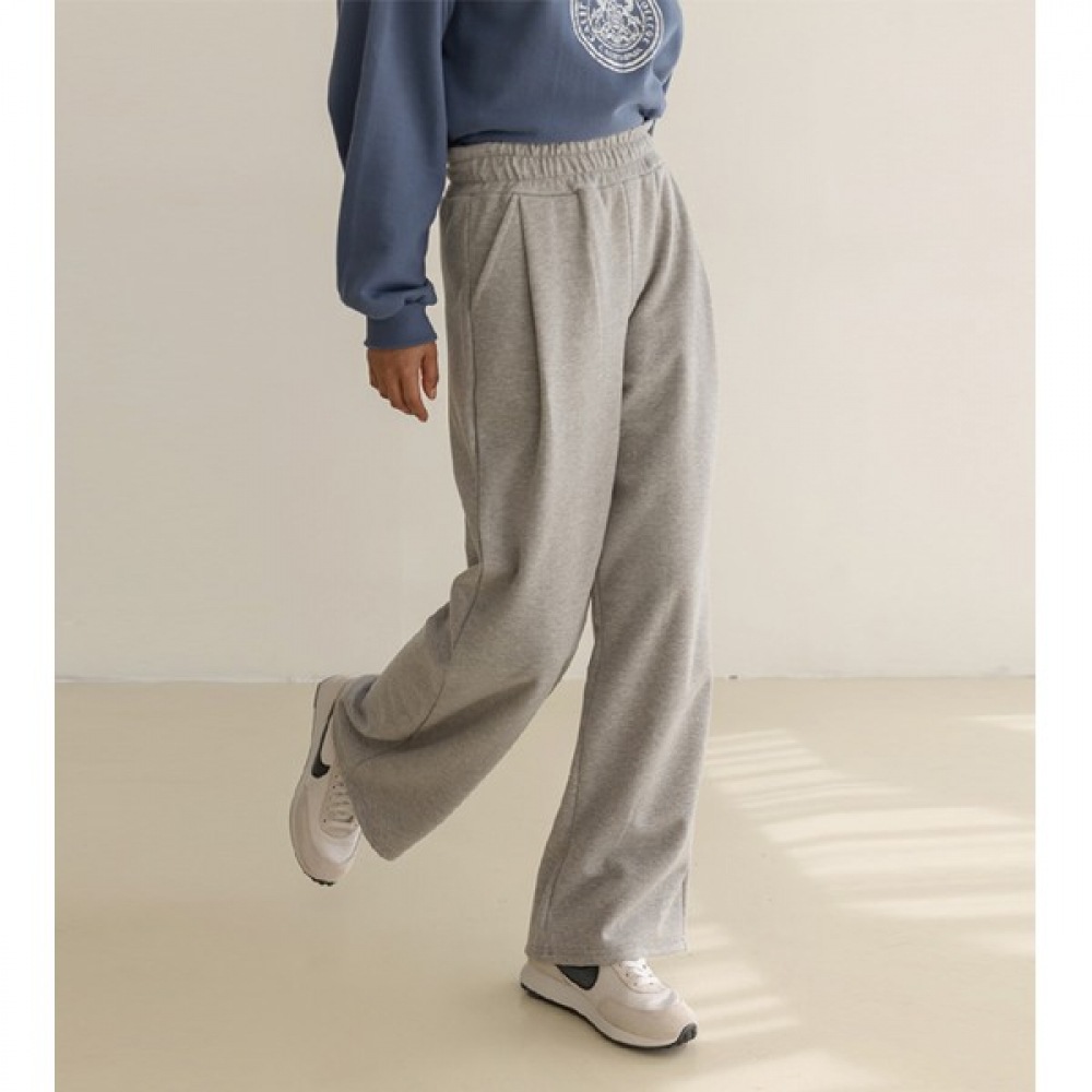 (Elysia) ルーディンピンタックバンディングロングパンツ