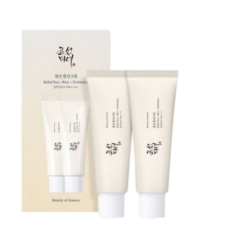 澄んだ米日焼け止め 50ml×2 企画セット 保湿たっぷり SPF50+ PA++++ うるおいサンクリーム 2024年화해満足度99% 敏感肌にも優しい 低刺激日焼