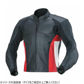 NANKAI レザージャケット RDJ-34 XL ブラック/レッド