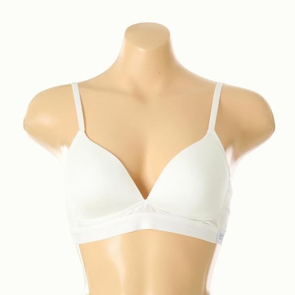 プラス ブラ ノンワイヤー ブラ ホワイト SBRD611BWHASG