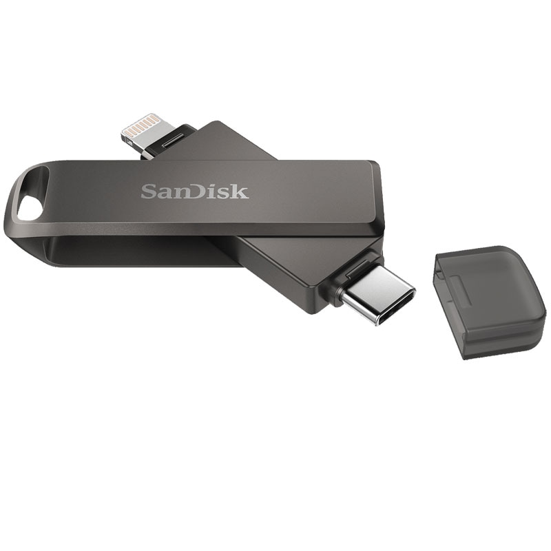USBメモリー 64GB iPhone iPad/PC用 Lightning + USB3.1-C