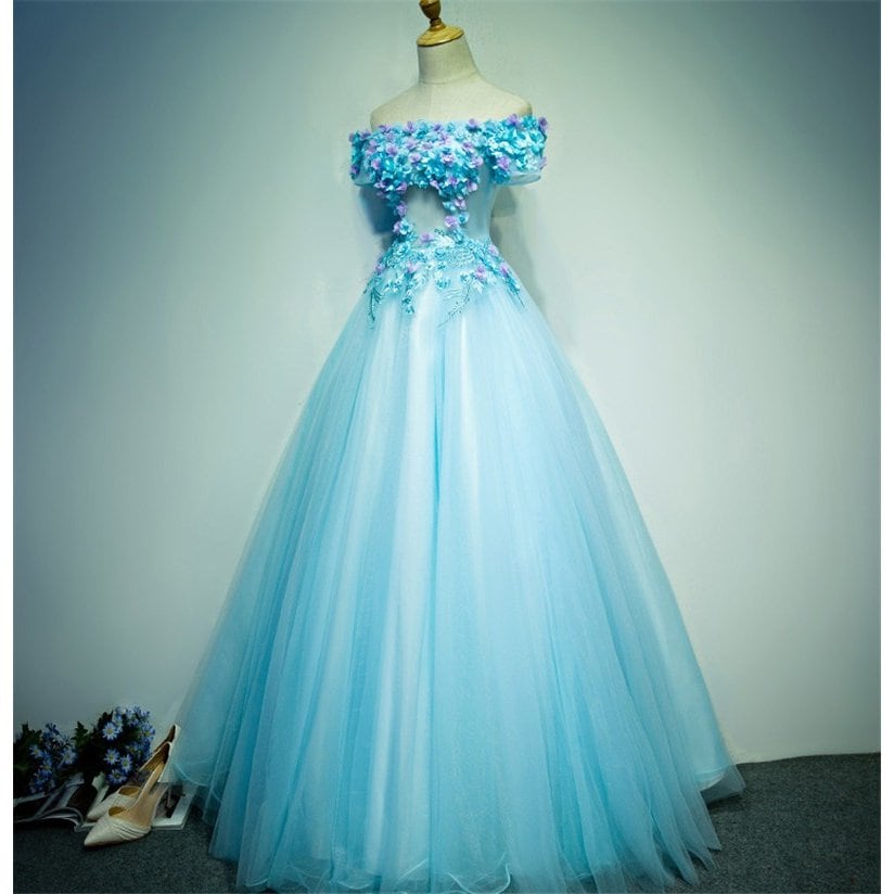 パーティードレス ロング イブニングドレス 結婚式 披露宴 発表会 安い カラードレス コンサート 二次会 演奏会 花嫁 ブルー