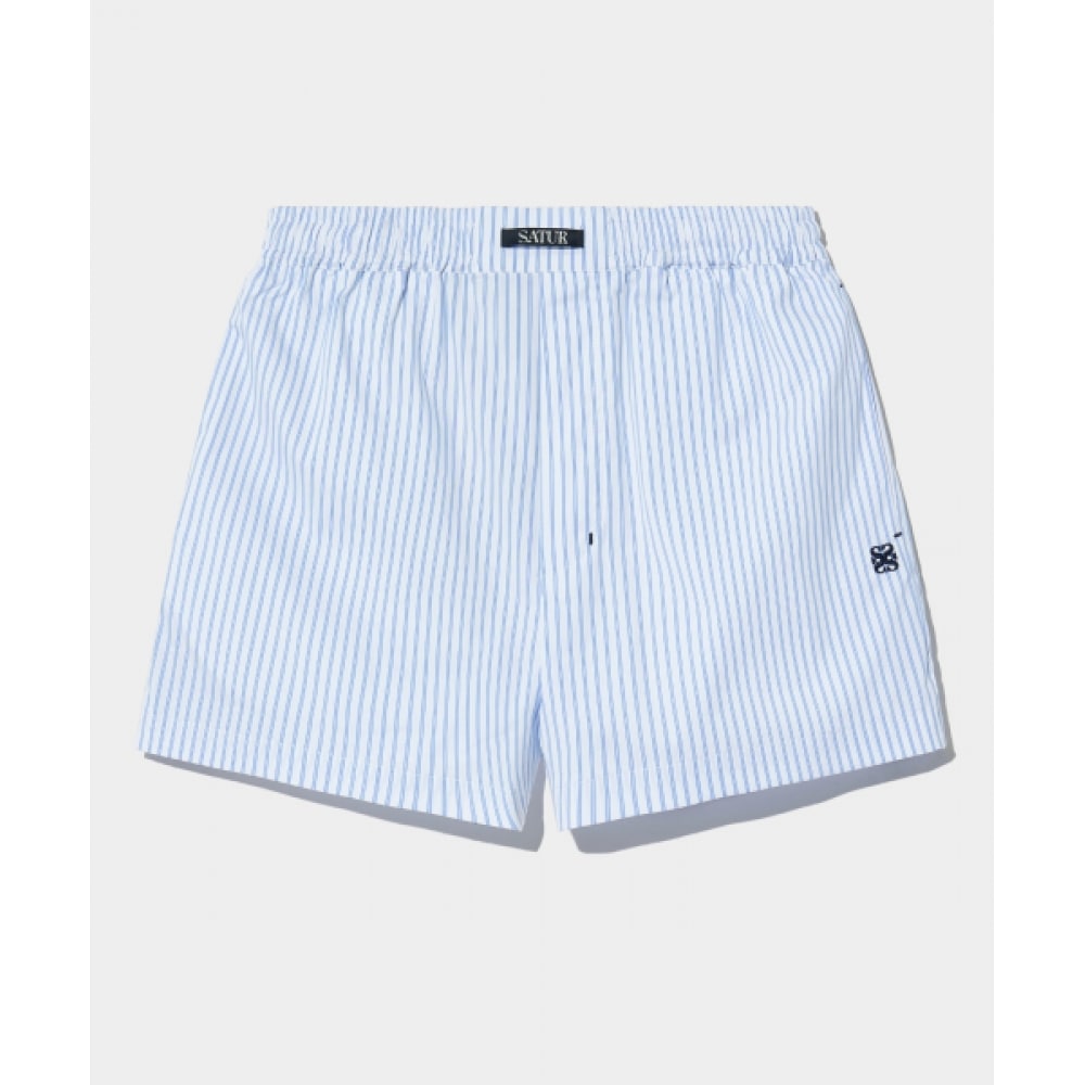 SATUR (W) デンバーバンディングハーフパンツブルーストライプ 13,817円