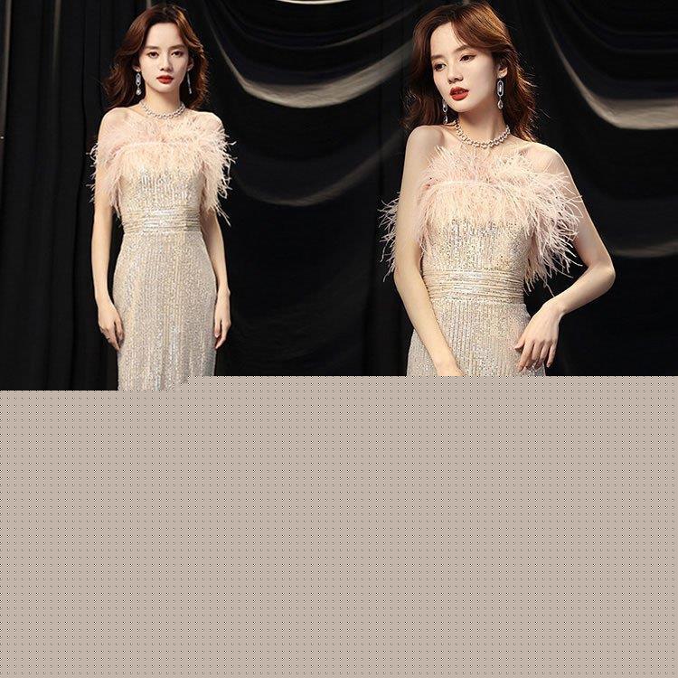 マーメイドドレス イブニングドレス スパンコール キラキラ キレイめ 発表会ドレス ノースリーブ パーティードレス 二次会ドレス お呼ばれドレス ロング丈 5,642円