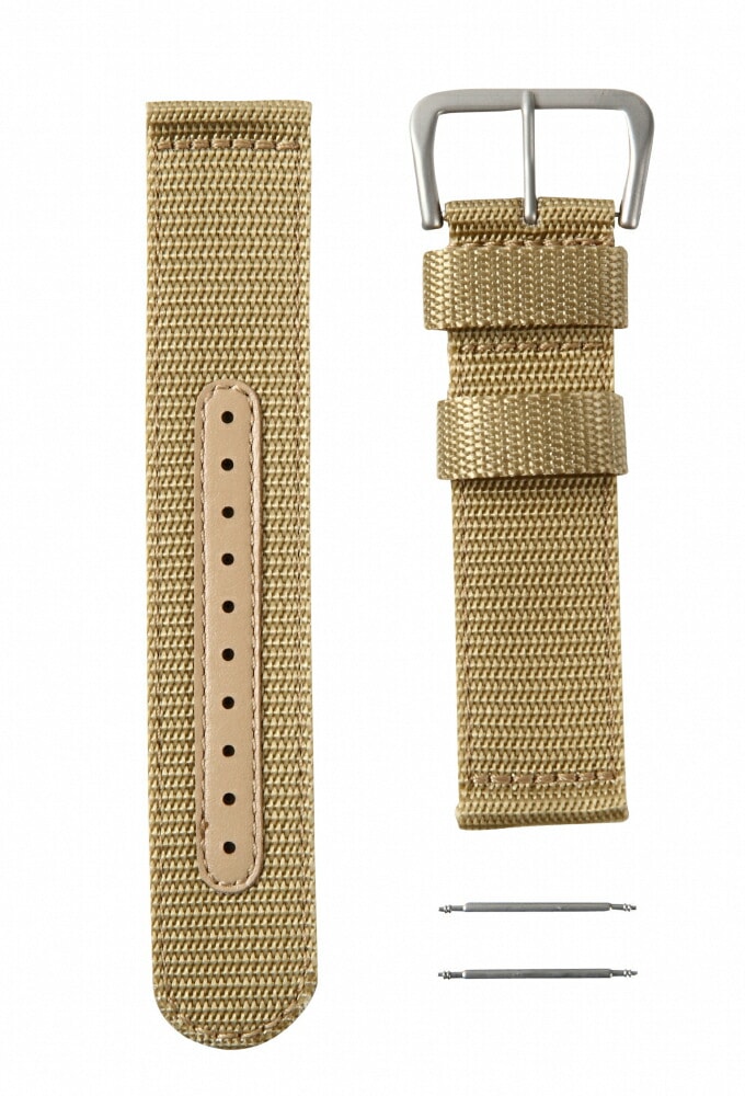 [セット商品] [SEIKO パッケージ] [新品] SEIKO 4A214JL SEIKO5 純正 22mm ベージュ ナイロンベルト と ベルトピン2本 の2点セット [逆輸入品] [簡易パッケー