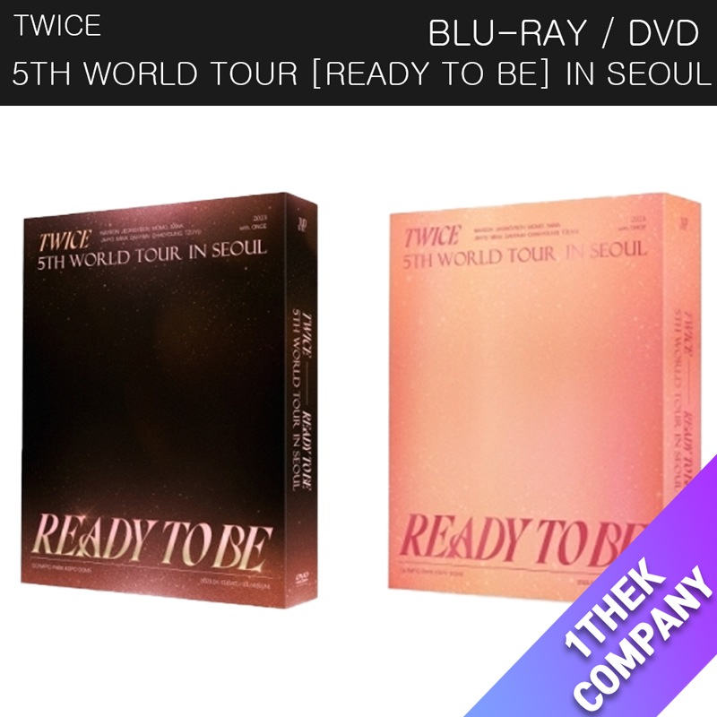 (選択)（BLU-RAY / DVD）TWICE 5TH WORLD TOUR [READY TO BE] IN SEOUL DVD/BD