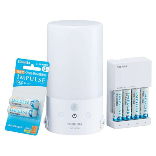 東芝【TOSHIBA】ニッケル水素充電器 ニッケル充電池単3電池6本 LEDランタン セット X-TNHC34-LED-SET【防災用品 災害用品】 5,019円