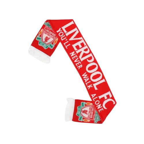 [Liverpool F.C.] リヴァプール オフィシャル マフラー スカーフ タオルマフラー ニット リバプール LFC Crest Scarf [並行輸入品]