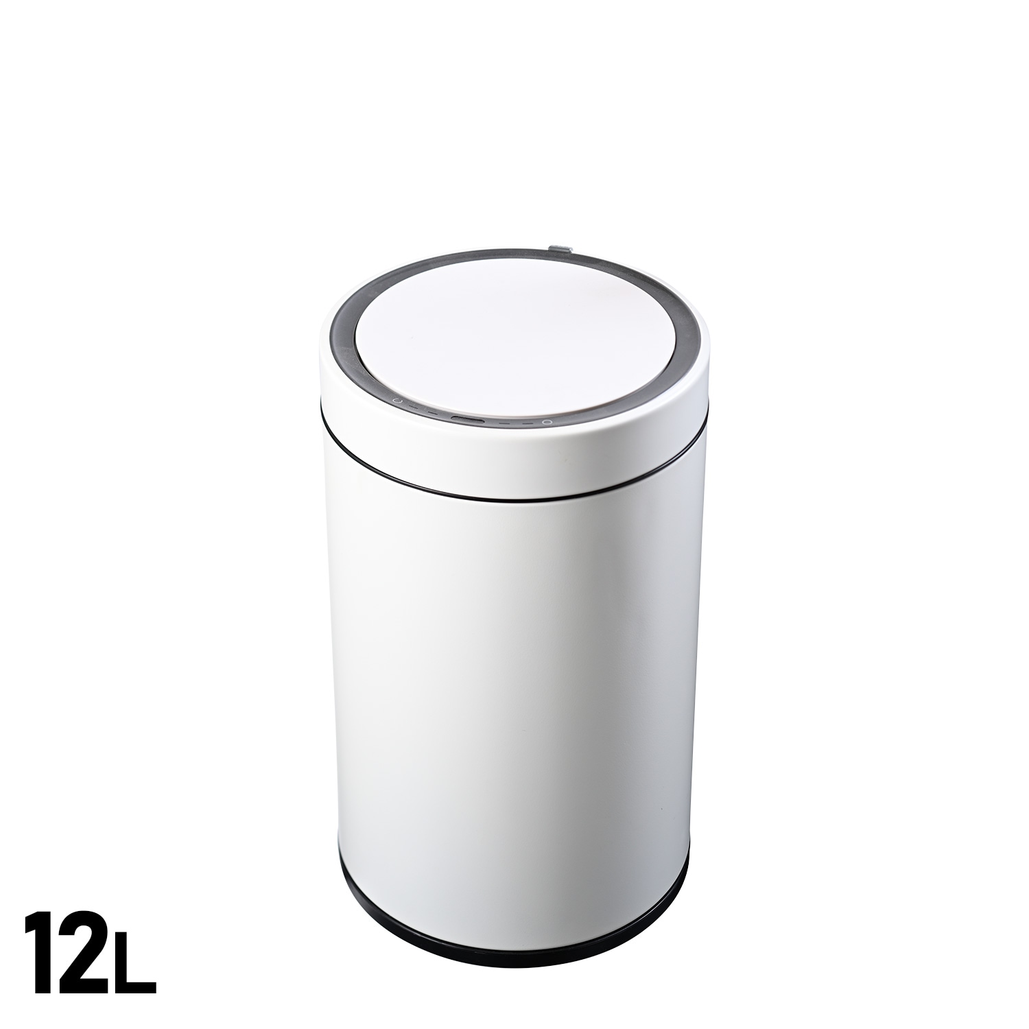 ゴミ箱 ダストボックス 12L フタ付き 自動開閉 電池式 EK9286RO-12L-WH