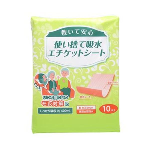 （まとめ）ストリックスデザイン使い捨て吸水エチケットシート SK-001 1パック（10枚）(×20セット)