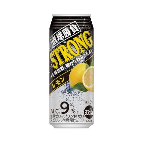 合同酒精 直球勝負 ストロング レモン 缶 500ML x24 メーカー