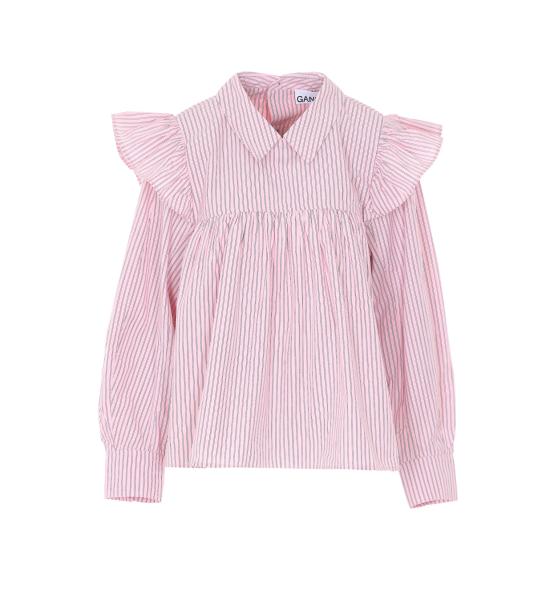 GANNI Women Shirts A1040084 868 Pink