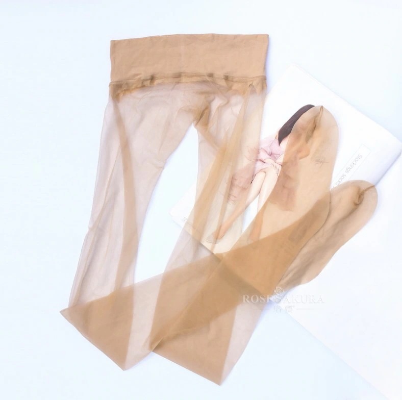 【1つ買うと10つ無料】春と秋の女性のための深い股間のシームレスなストッキング=セクシーなベルベット薄い黒い絹の透明なパンスト