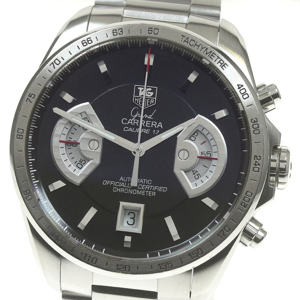 タグホイヤー TAG HEUER CAV511A グランドカレラ キャリバー17 クロノグラフ 自動巻き メンズ 保証書付き_841747【中古】 296,300円