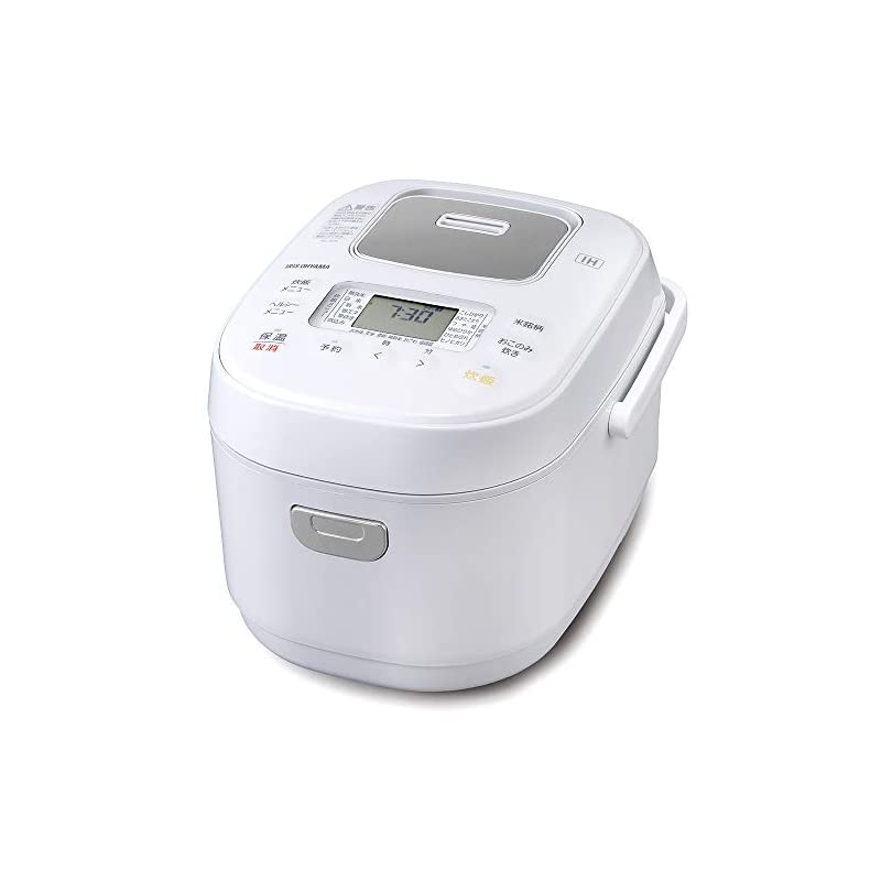 【即納】アイリスオーヤマ 炊飯器 5.5合 IH式 40銘柄炊き分け機能 極厚火釜 玄米 2020年モデル ホワイト RC-IK50-W