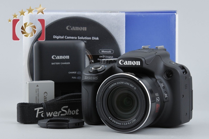 PowerShot SX50 HS ブラック コンパクトデジタルカメラ 元箱付き