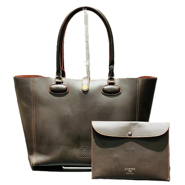 ロエベ LOEWE レオ 364・71・G60 バッグ トートバッグ レディース 【中古】