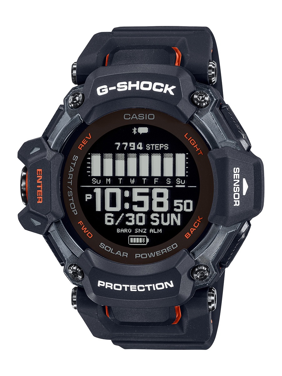 カシオ 【国内正規品】G-SHOCK（ジーショック）　G-SQUAD ソーラーGPS電波　メンズタイプ GBD-H2000-1AJR