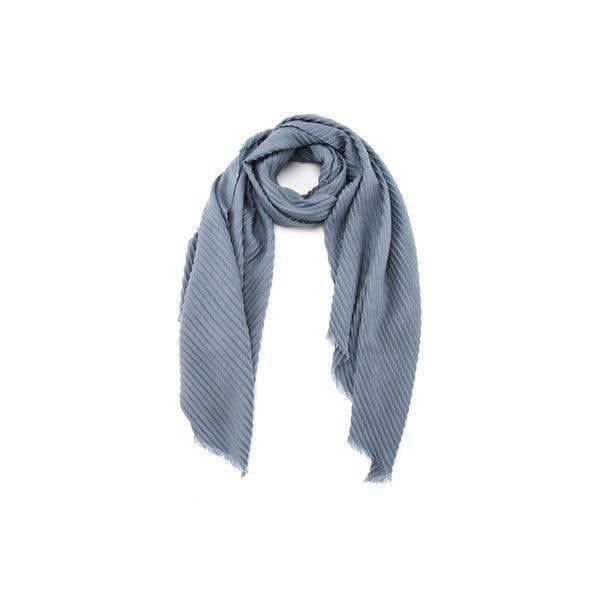 [25FW] ブルーウールプリーツスカーフ DLSC5D006B2