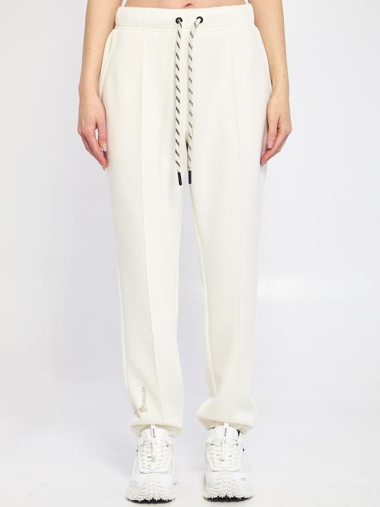 MONCLER Women Straight Pants L10988H00002 WHITE