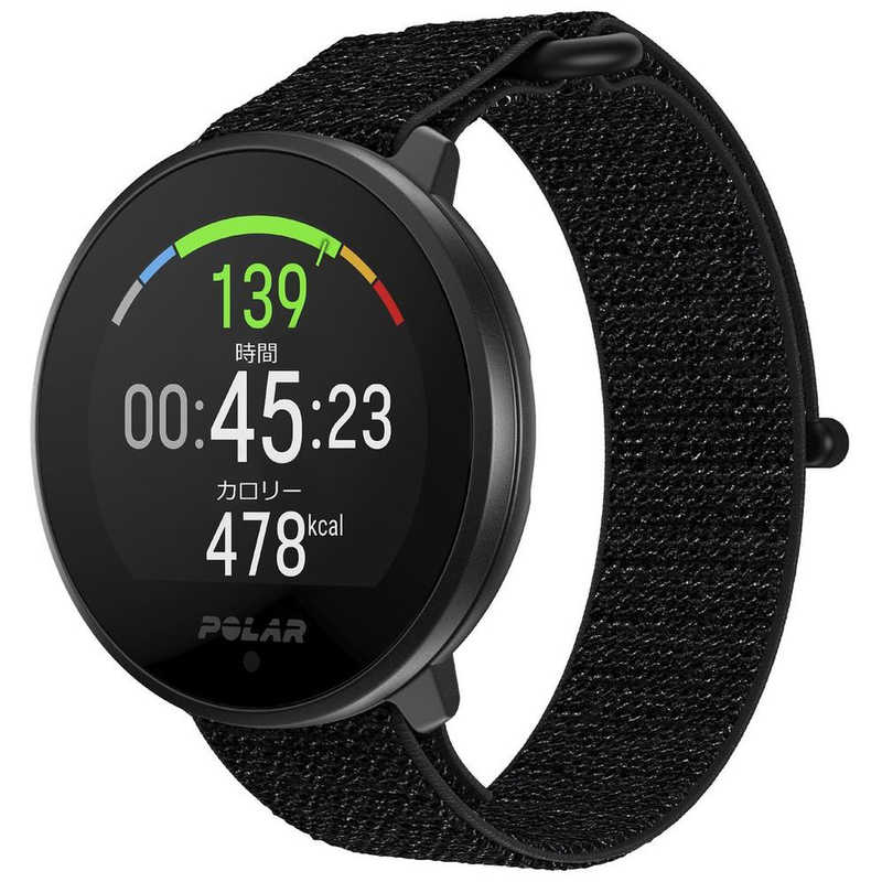 POLAR　スマートウォッチ POLAR UNITE フック&ループ ブラック　900106604