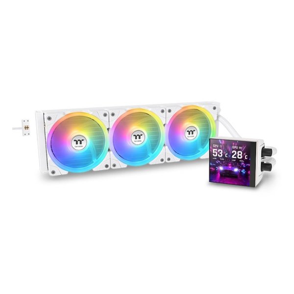 MAGFloe 360 Ultra ARGB Sync AIO Liquid Cooler - Snow Edition ホワイト CL-W433-PL12SW-A
