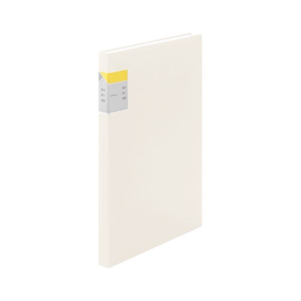 （まとめ） キングジム クリアーファイル カキコ A4判タテ型/A3判ヨコ型兼用（A4・40面） 白 (×5セット)