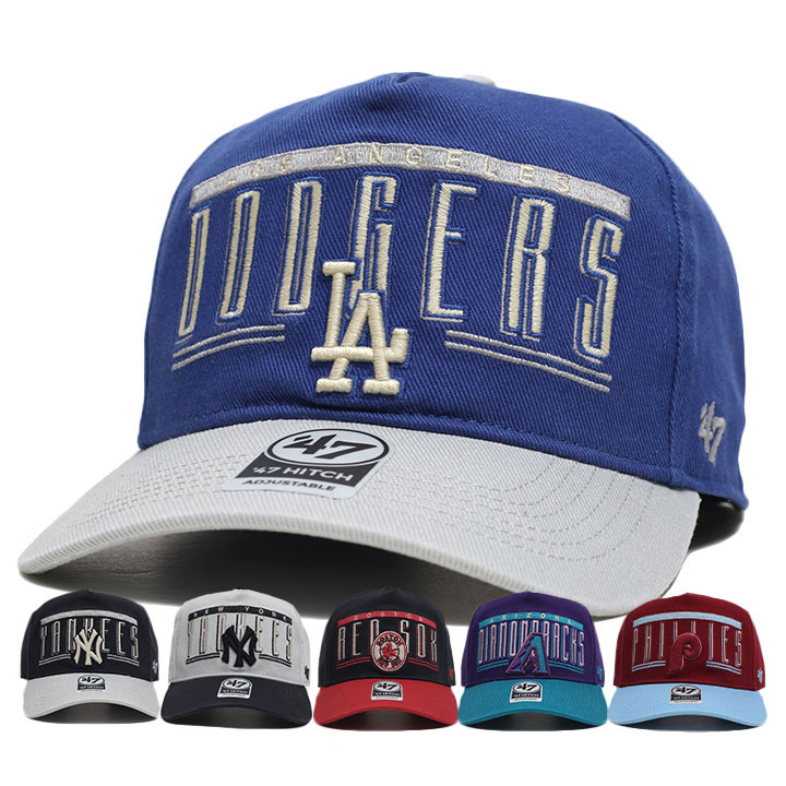 47 キャップ MLB Dodgers LA ロゴ メンズ 春夏秋冬用 全6色