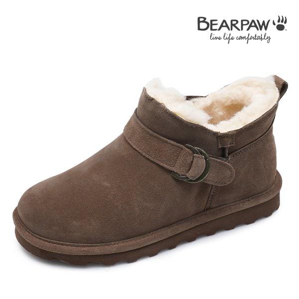 (BEARPAW) SHORTY BUCKLE 女性用 털부츠 (K3050210PD-W)