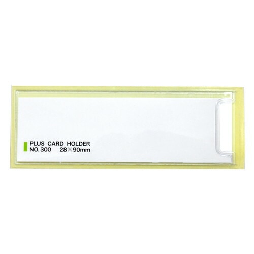 （まとめ買い）粘着剤付カードホルダー スティキット W75xH26mm 100枚 LA-400ST [x3] 11,484円