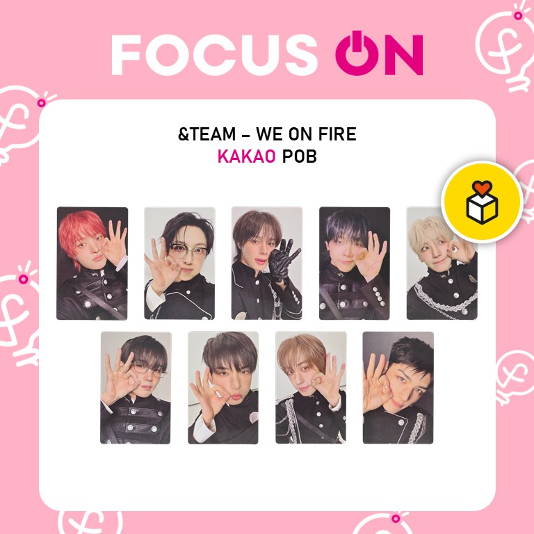 Qoo10] HYBE &TEAM WE ON FIRE KAK