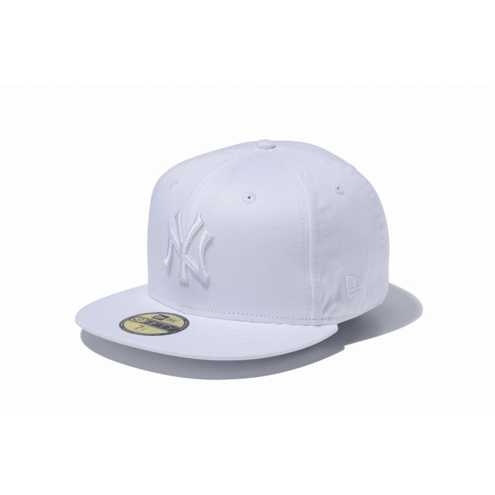 ニューエラ NEW ERA 59FIFTY MLB ニューヨーク・ヤンキース ホワイト × ホワイト 14525196