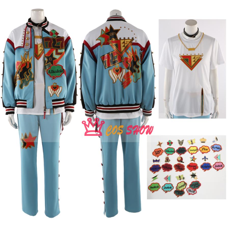 人気商品N0.1 あんさんぶるスターズ! あんスタ 7周衣装 アニバーサリーChance コスプレ衣装 cosplay 刺繍ワッペン一つ選択可能 仮装 オーダーメイド製作可能 イベント