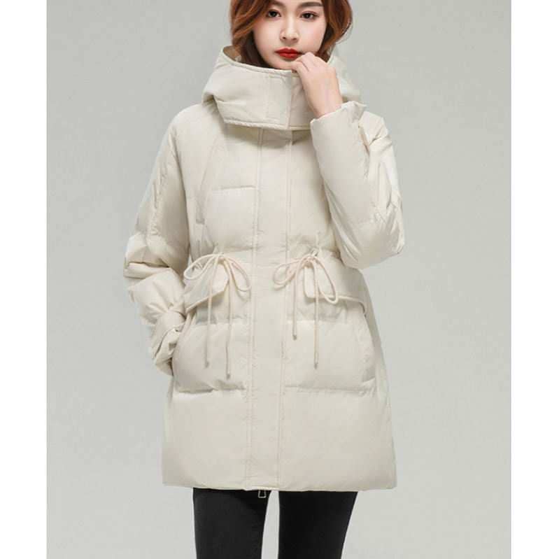 3ダウンジャケット レディース ロングコート 冬服 厚手 ダウンコート 上品 中綿コート カジュアル 膝丈 アウター ダウン 体型カバー 着痩せ 綿服 シンプル スタイリッシュ 大きいサイズ 暖かい