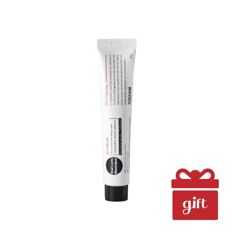 【低刺激保湿クリーム】セダム リアルラクト ブラックラベル CP クリーム 40g 乳酸菌×CICA配合 弱酸性pHバランス 敏感肌にもやさしいバリアケア