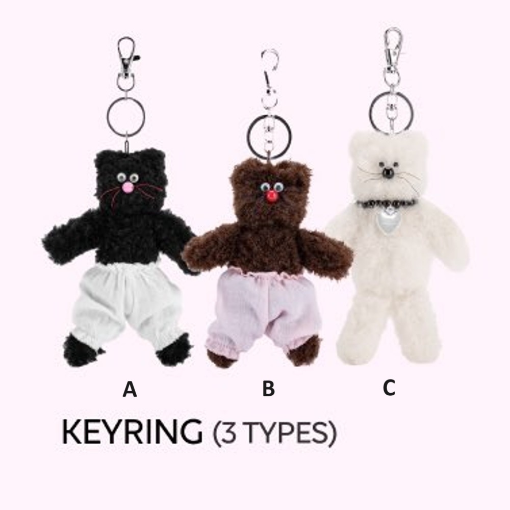 [公式] LINE FRIENDS x MONAMHEES CLOSET POP-UP MD : KEYRING (3TYPES)