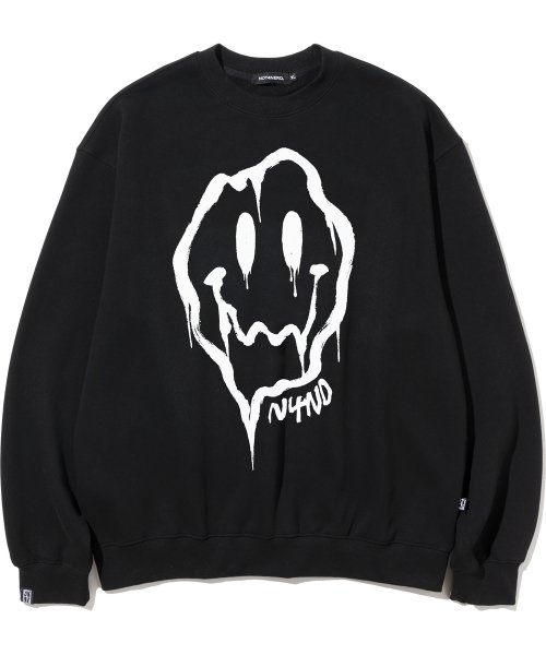 Melting Smile Crewneck - Black