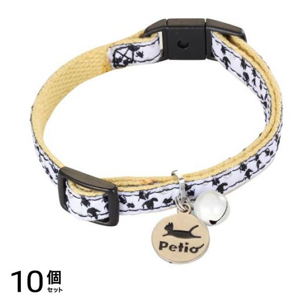 ペティオ 首輪 猫小町カラー 金魚 ブラック 1本入 (W55981) 10個セット