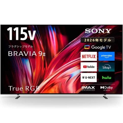 【無料長期保証】ソニー K-115XR90M2 115V型 4K液晶テレビ RGB Mini LEDバックライト採用 BRAVIA SONY PICTURES CORE搭載