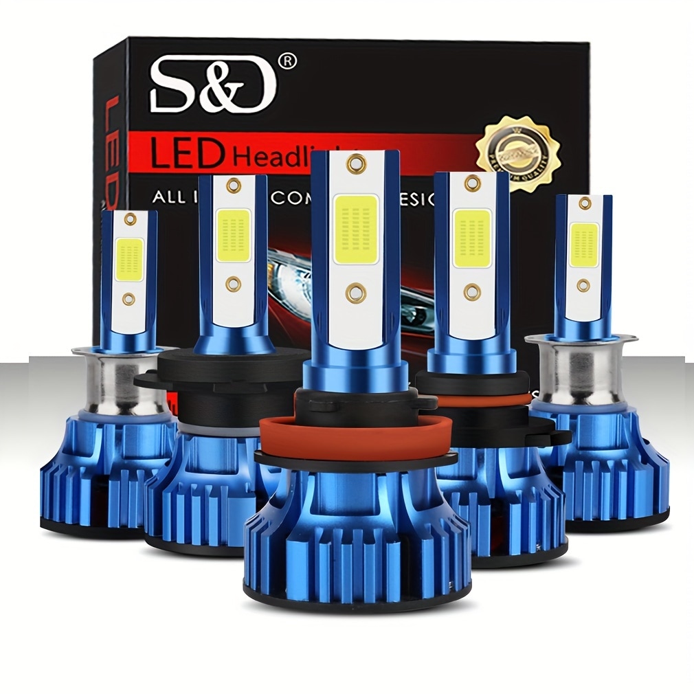 2個セット H1 H3 H4 H7 LED キャンバス H8 H11 HB3 9005 HB4 9006 LED オートランプ ミニ 60W 20000LM 車用電球 自動車用 CSPチップ 5,368円