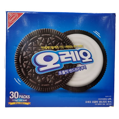 Qoo10 マキシム 韓国菓子オレオクッキー大容量オレオ50g 食品